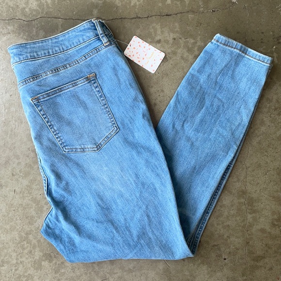 Free People Denim - Free People Light Blue High Rise Jeans